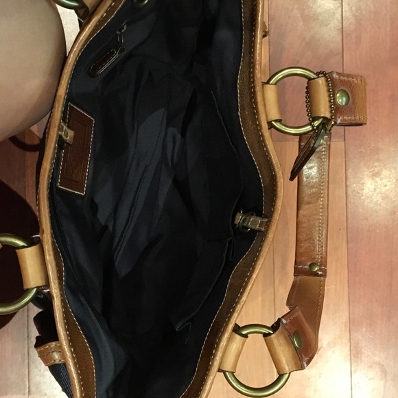 Coach Denim Patchwork Tote (Limited Ed.) Blue - Picture 4 of 5